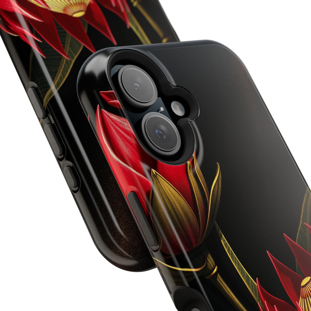 iPhone Protea Bold Gold Foil Luxury Slim Everyday Designer Case · iPhone Case