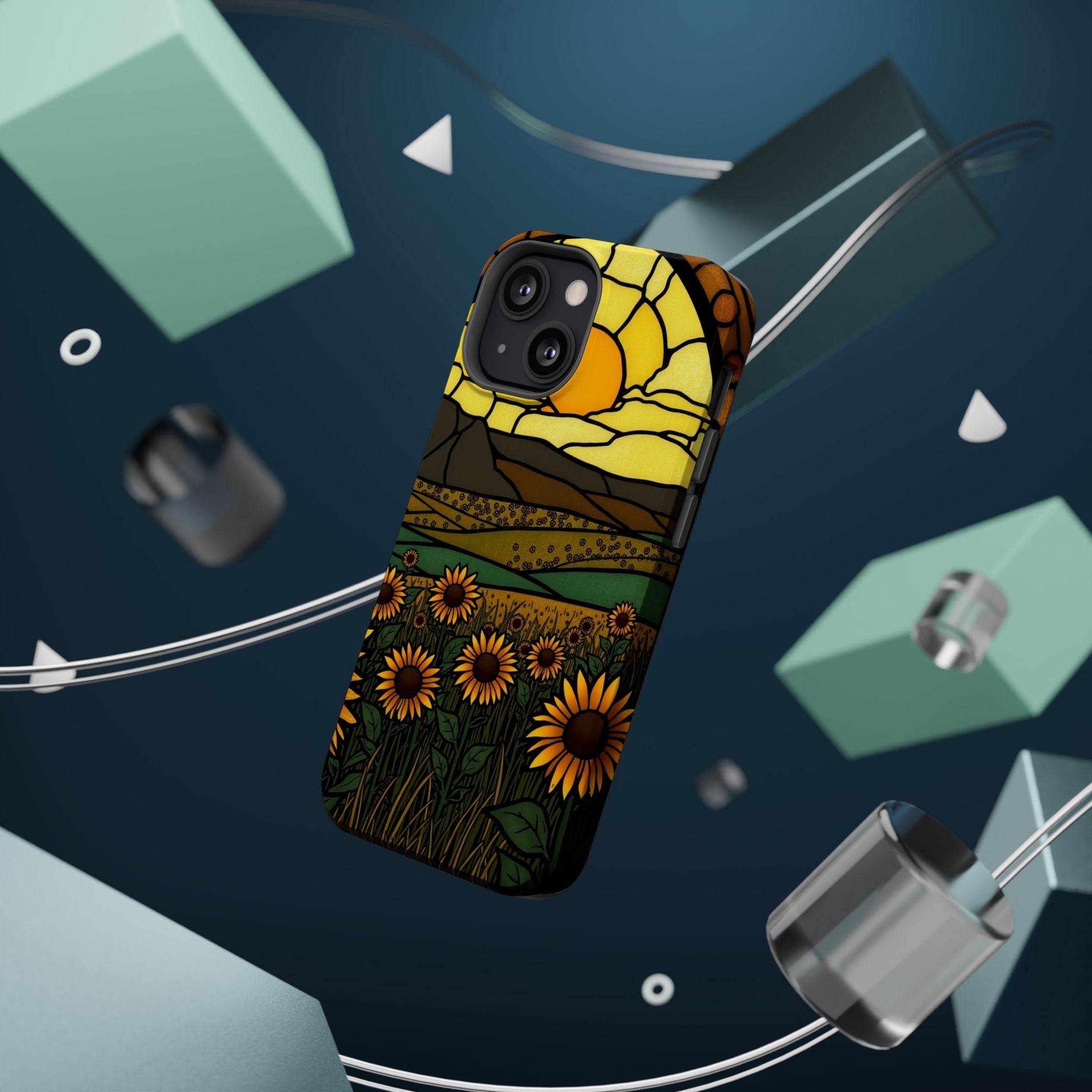 iPhone Sunflower Prairie Enchanted Art Slim Everyday Designer Case · iPhone Case