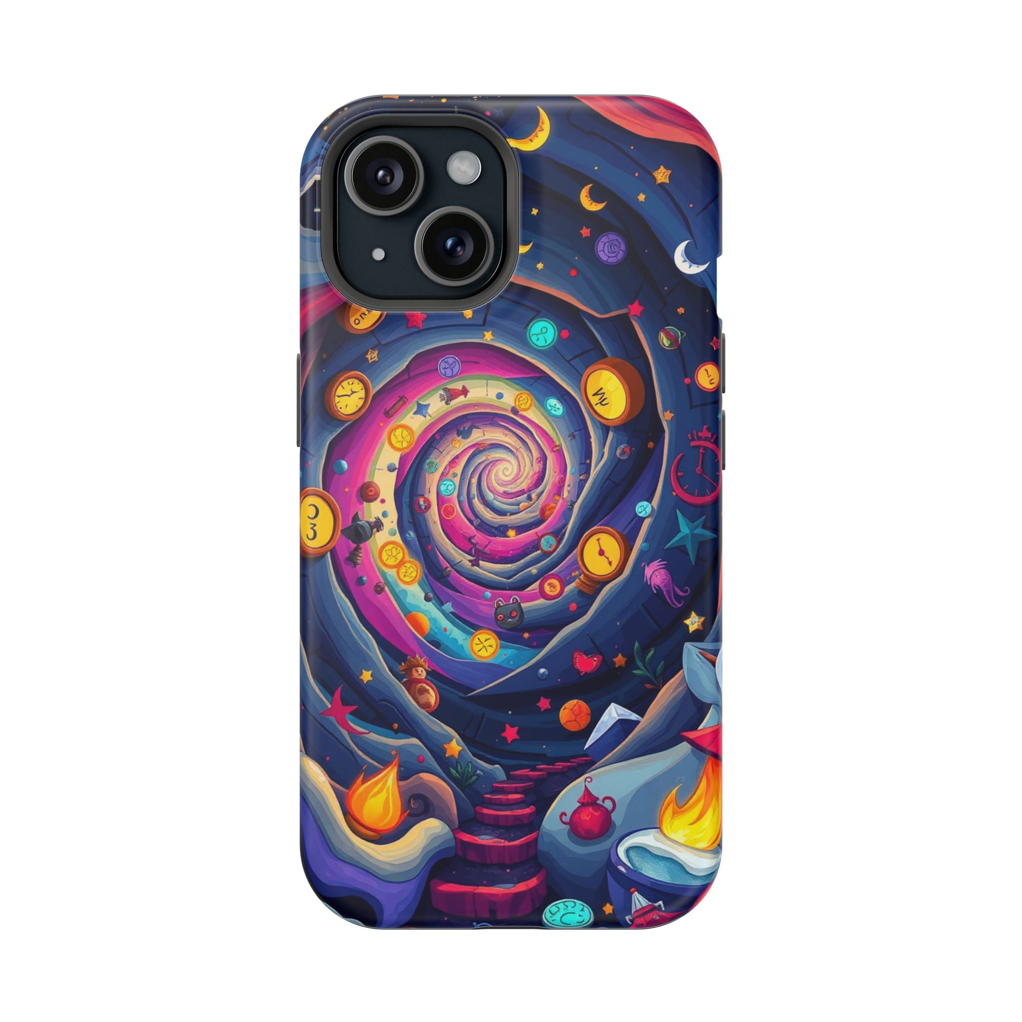 iPhone Time Portal Swirl Kids Fun iPhone Phone Case Gift Clean Minimal · iPhone