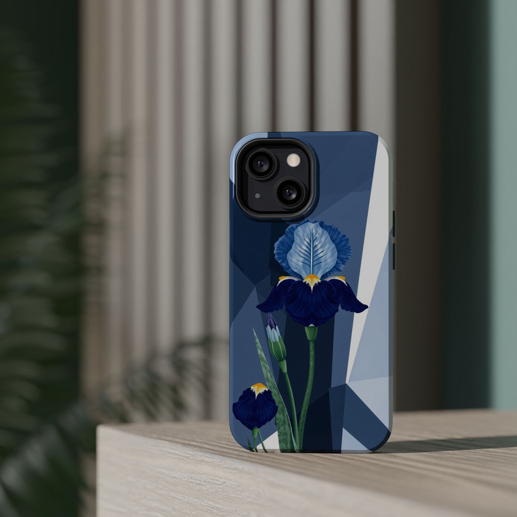 iPhone Earthy Iris Garden Design Bold Modern Everyday Snap Case · iPhone Case