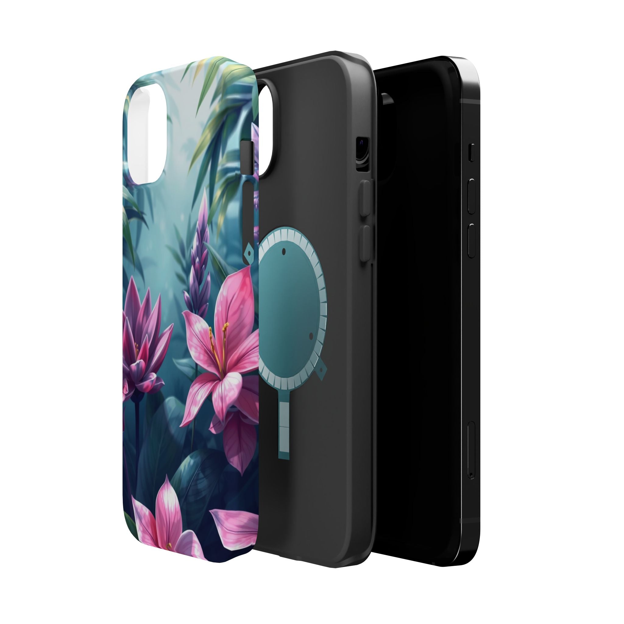 iPhone Indigo And Violet Jungle Floral Slim Everyday Designer Case · iPhone Case