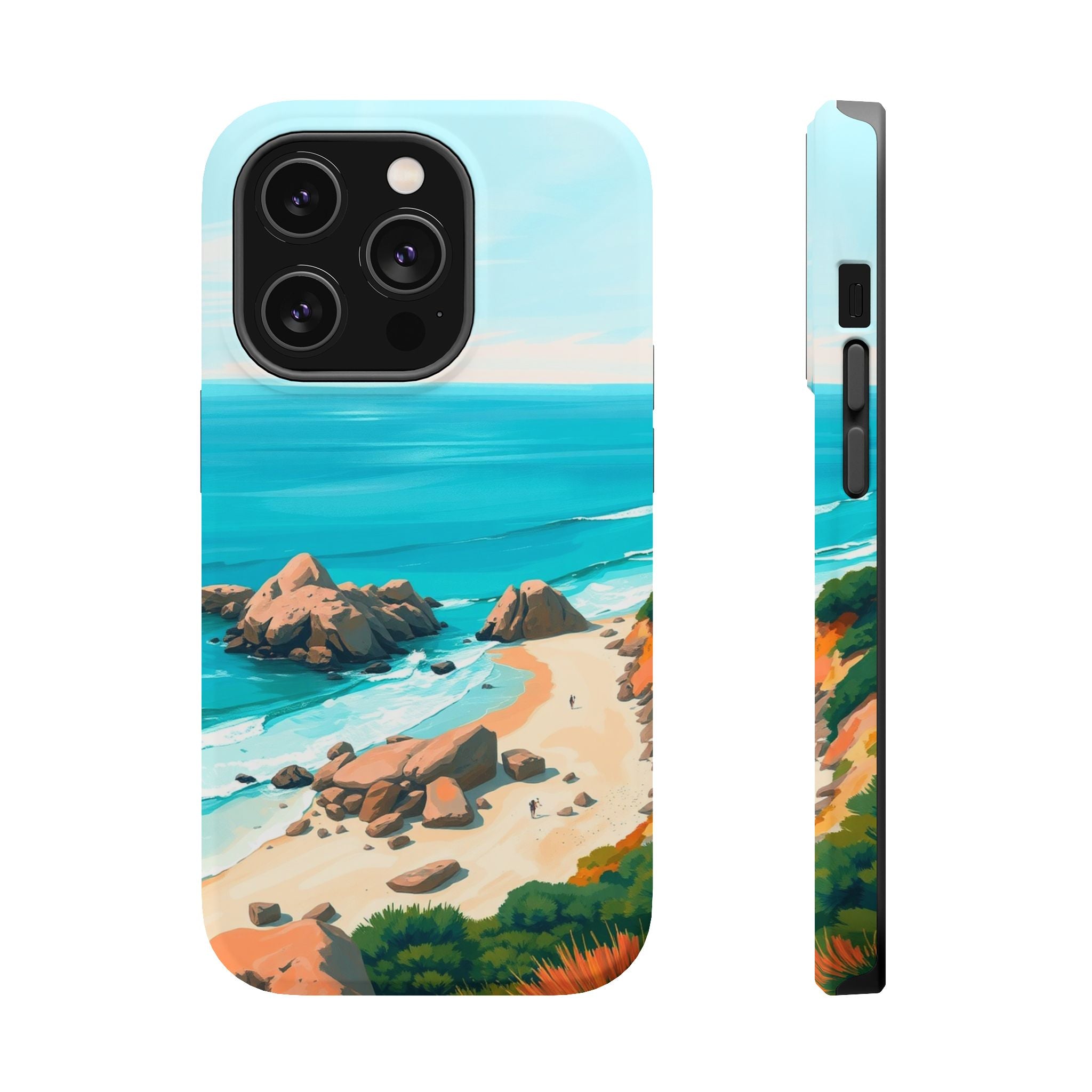 iPhone Pebble Beach Cinematic Art Bold Modern Everyday Snap Case · iPhone Case