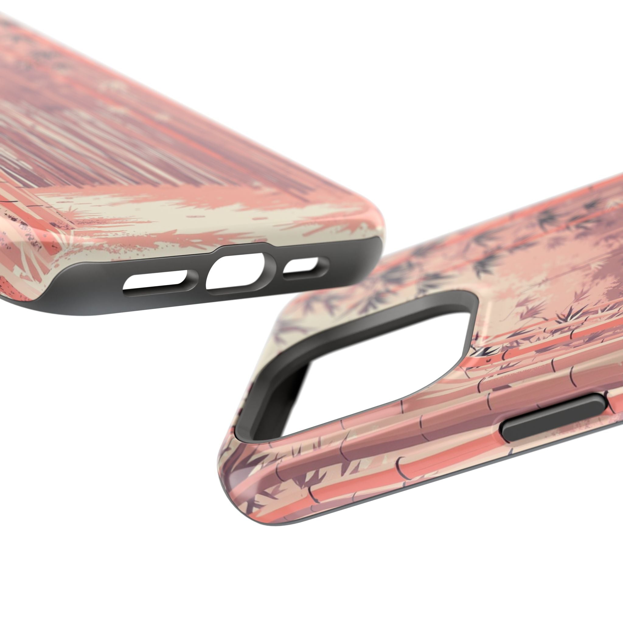 iPhone Rose Pink And Cream Bamboo Grove Slim Everyday iPhone 19 · iPhone Case