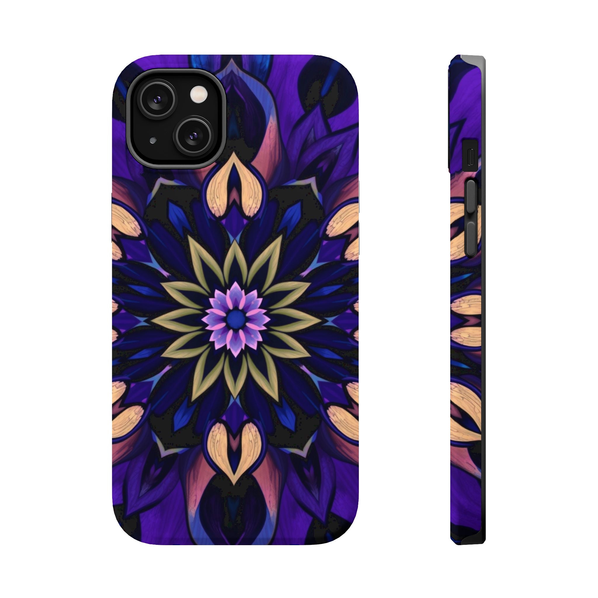 iPhone Floral Mandala Mystic Art Bold Modern Everyday Snap Case · iPhone Case