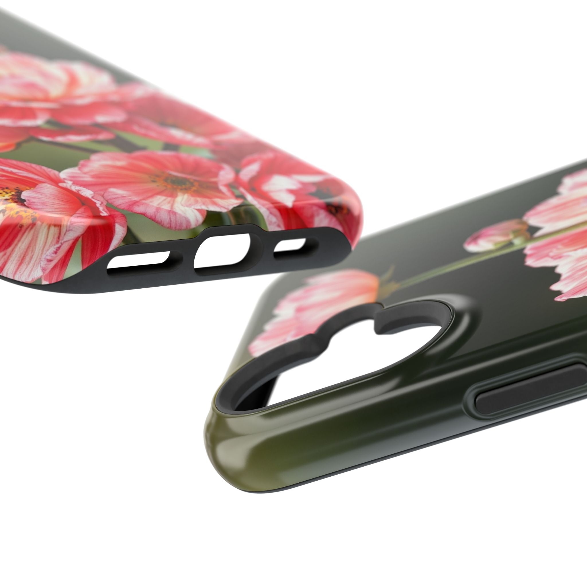 iPhone Ranunculus Stack Vibrant Watercolor Slim Snap Case · iPhone Case
