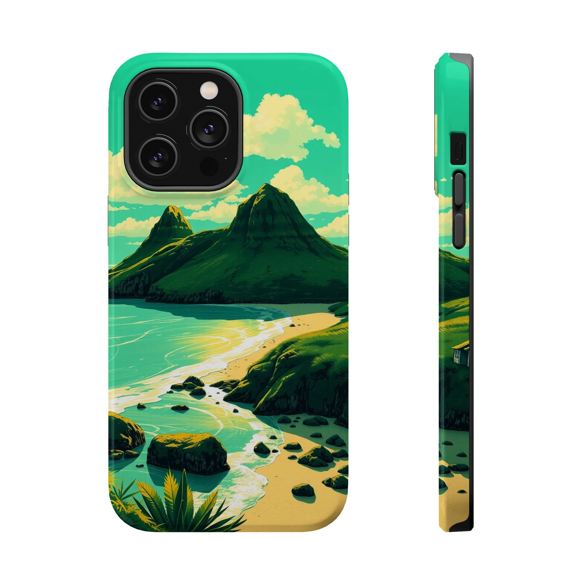 iPhone Hibiscus Coast Hand-Drawn Sketch Slim Everyday iPhone Designer · iPhone C