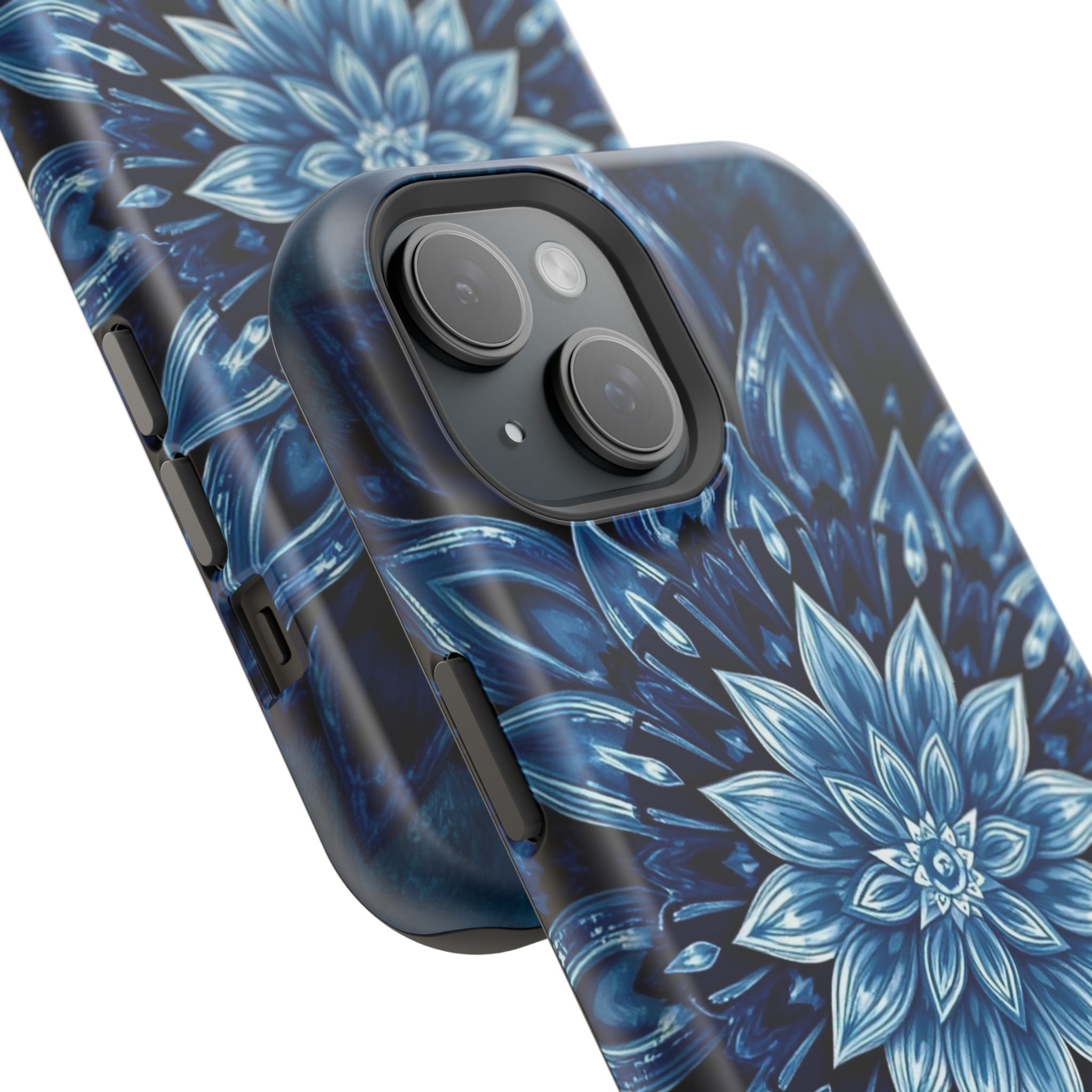 iPhone Floral Mandala Electric Art Bold Modern Everyday Snap Case · iPhone Case