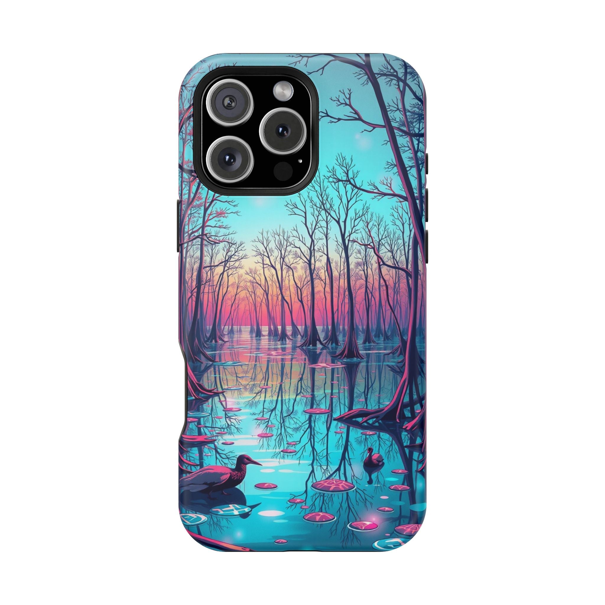iPhone Cypress Swamp Holographic Iridescent Slim iPhone Everyday · iPhone Case