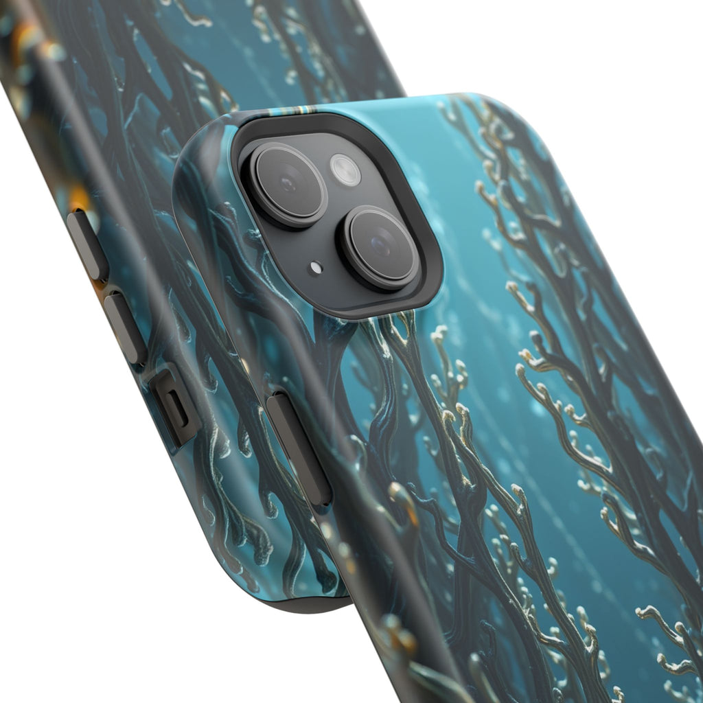 iPhone Midnight Blue And Silver Kelp Forest Slim iPhone Everyday · iPhone Case