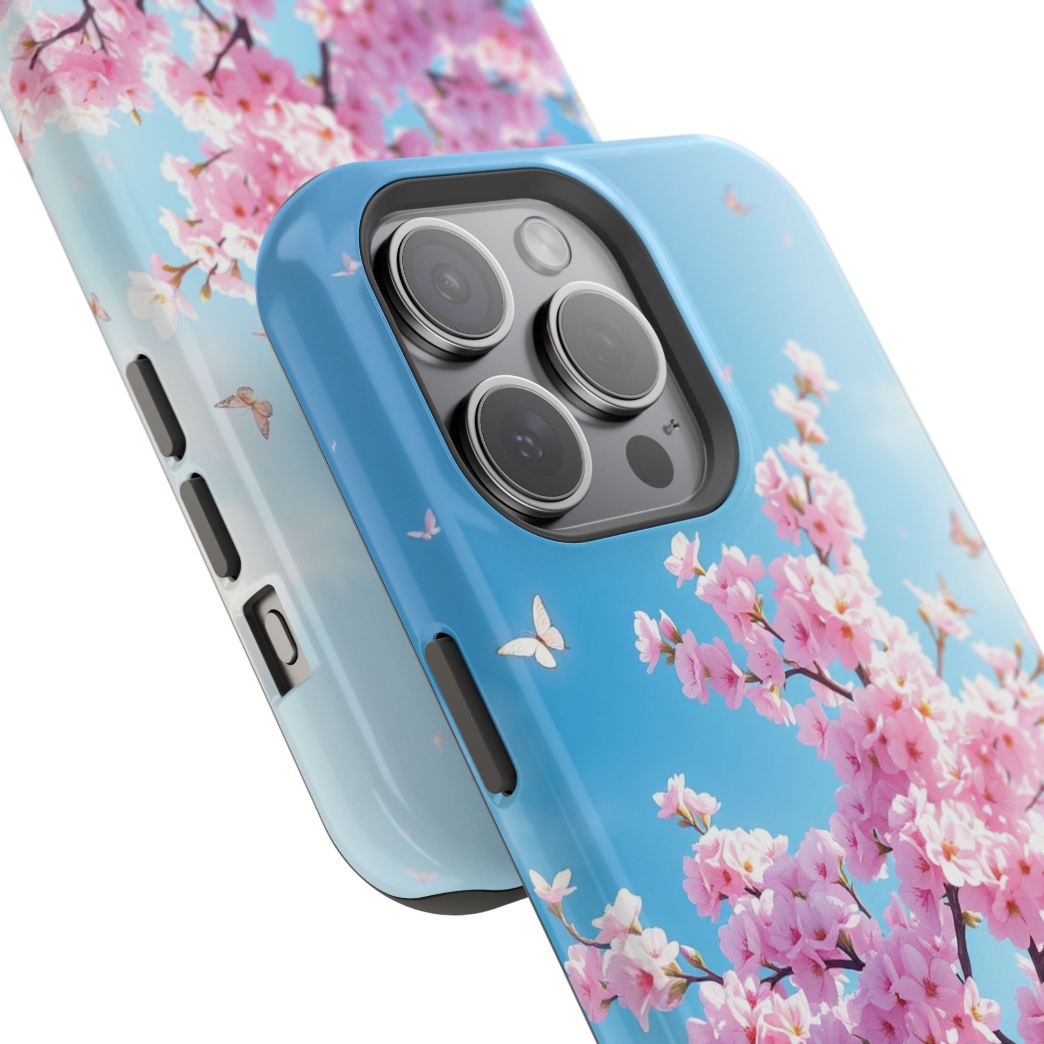 iPhone Cherry Blossom Floral Slim Everyday Designer Case · iPhone Case