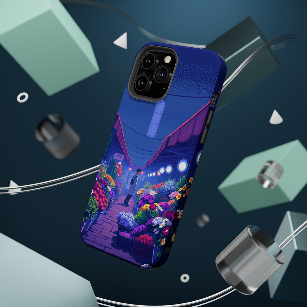 iPhone Flower Market Electric Art Bold Modern Everyday Snap Case · iPhone Case