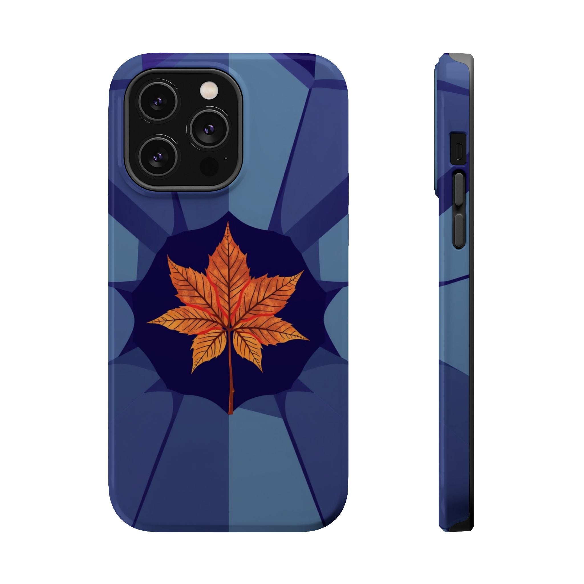 iPhone Autumn Maple Abstract Geometric Slim Everyday Designer Case · iPhone Case