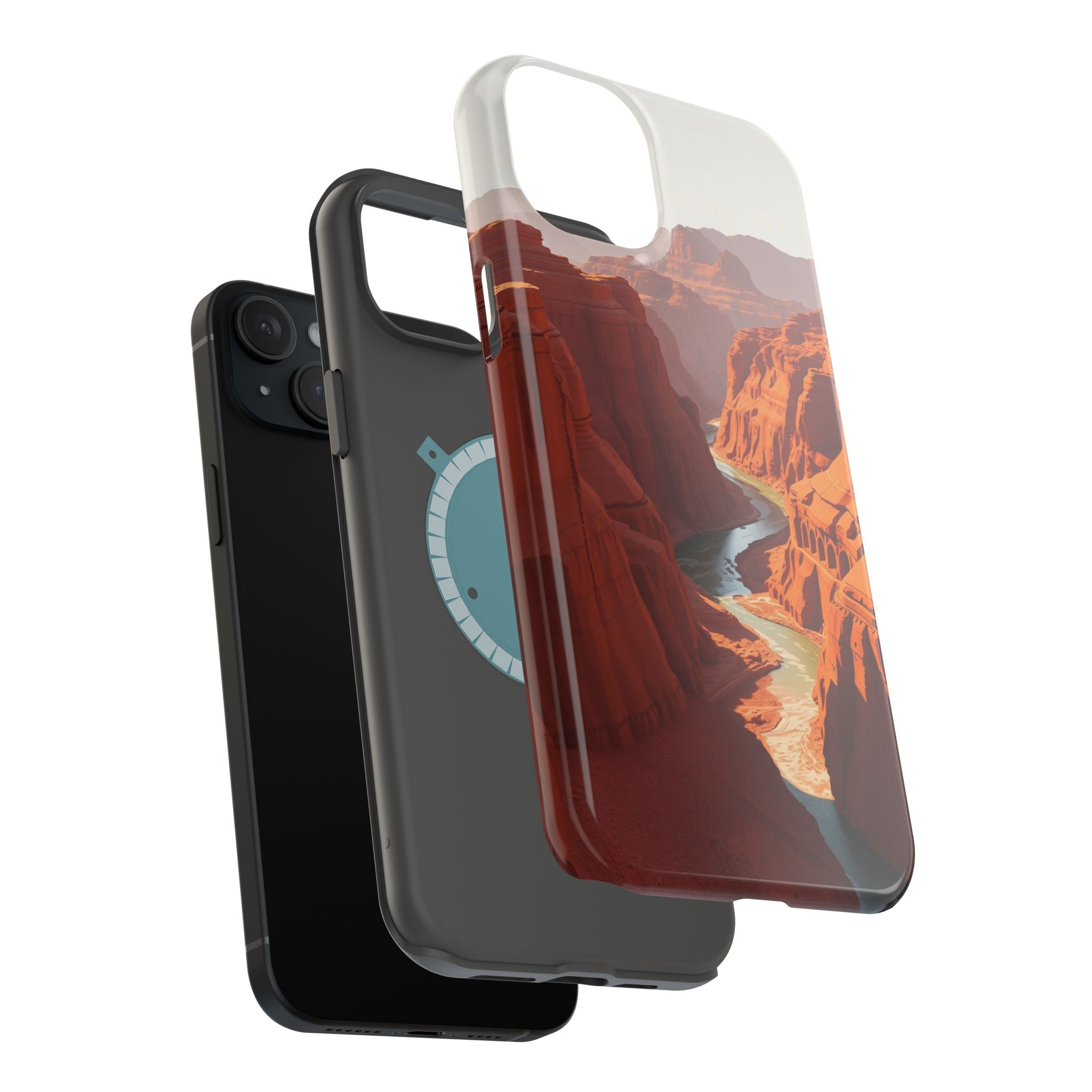 iPhone Radiant River Canyon Design Bold Modern Everyday Snap Case · iPhone Case