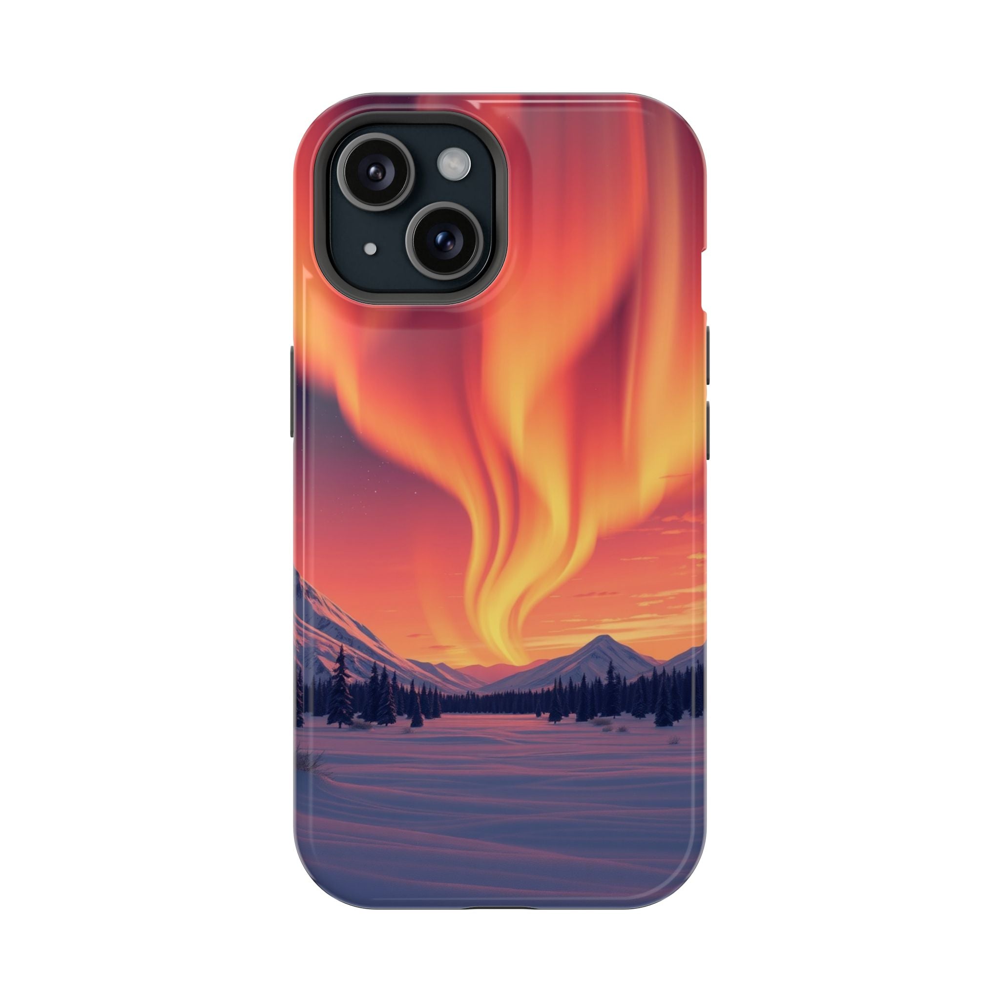 iPhone Sunset Amber And Peach Northern Lights Slim iPhone Everyday · iPhone Case