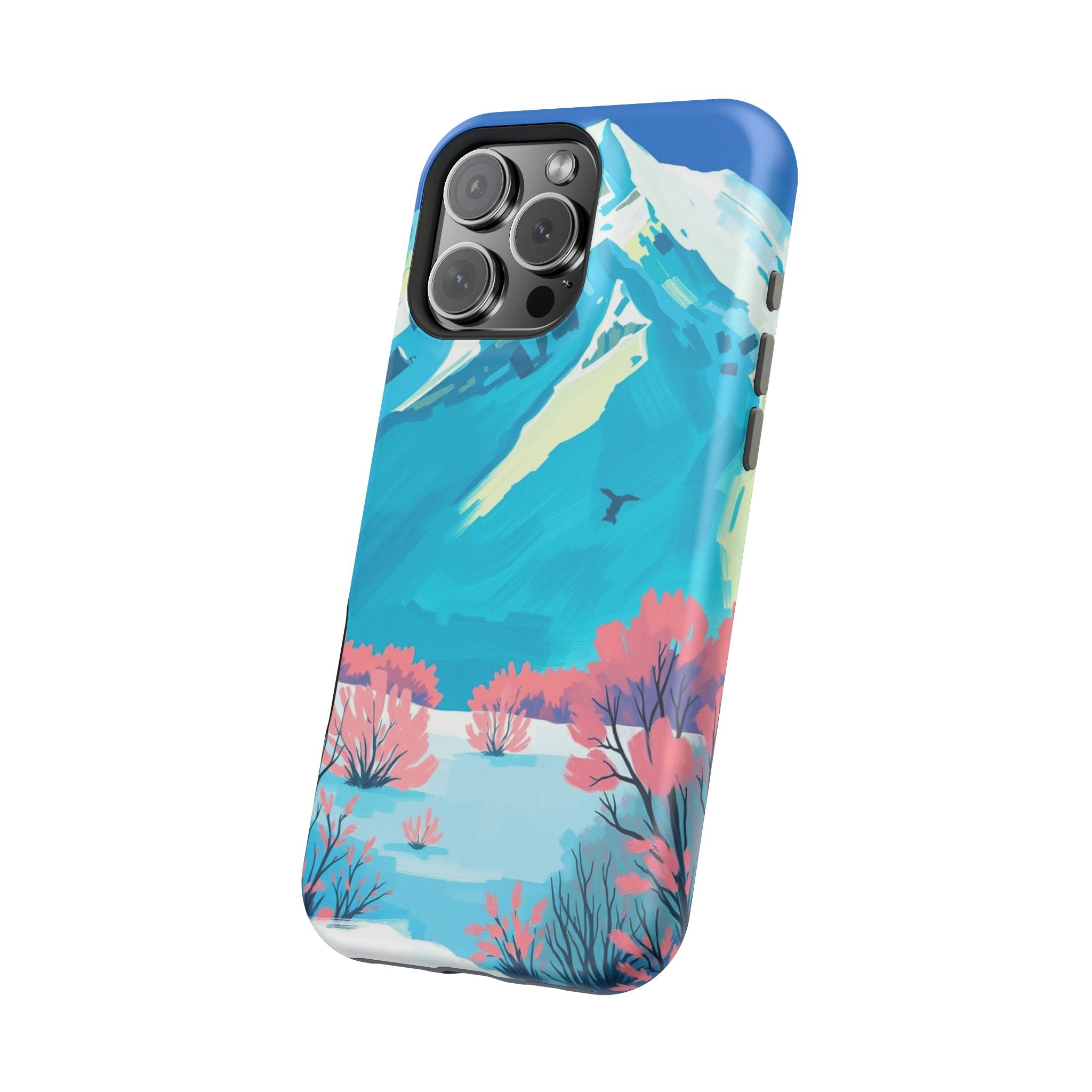 iPhone Snow Field Electric Art Slim Everyday Designer Case · iPhone Case