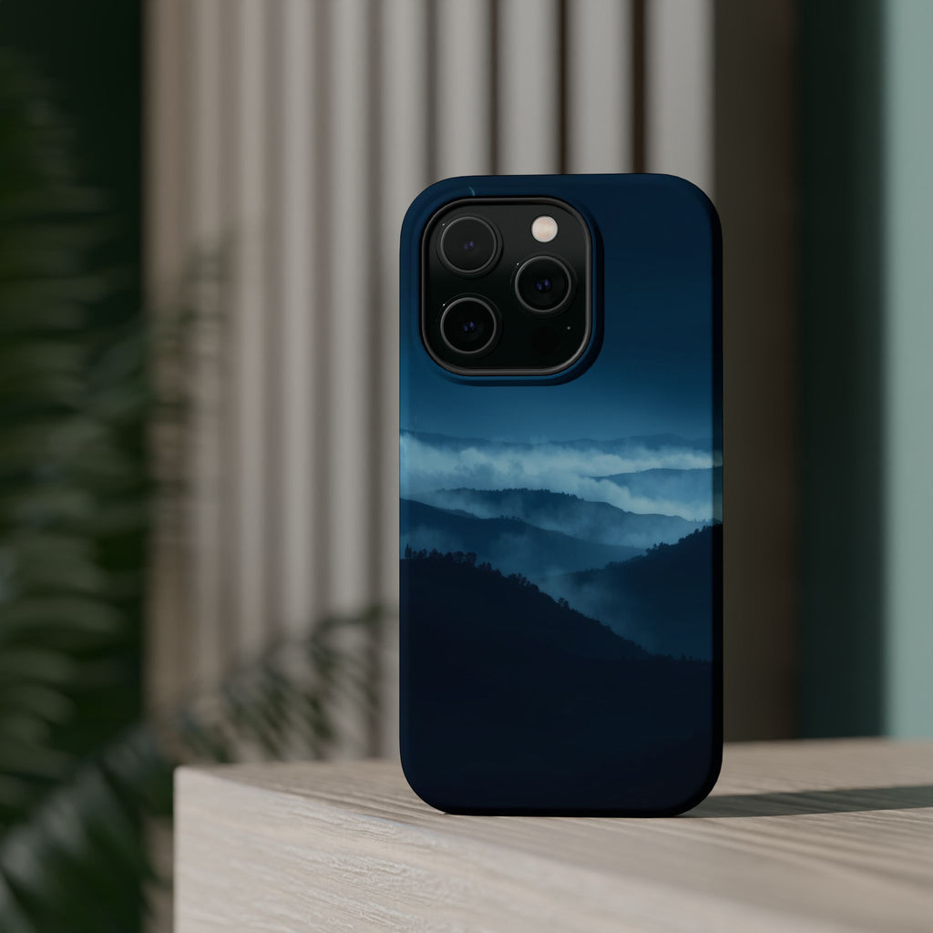 iPhone Earthy Fog Rolling Over Hills Design Slim iPhone Everyday · iPhone Case
