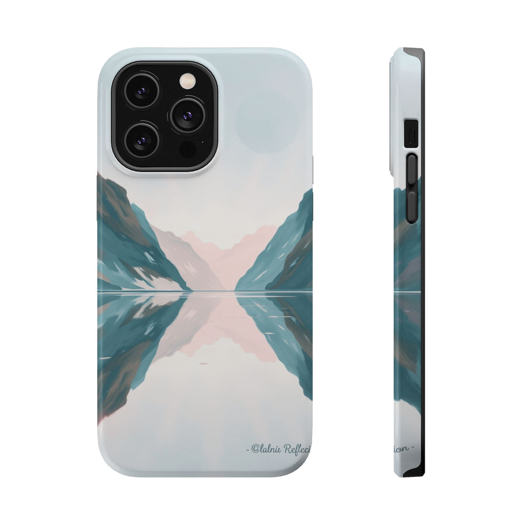 iPhone Fjord Reflection Oil Painting Impressionist iPhone Artistic · iPhone Case