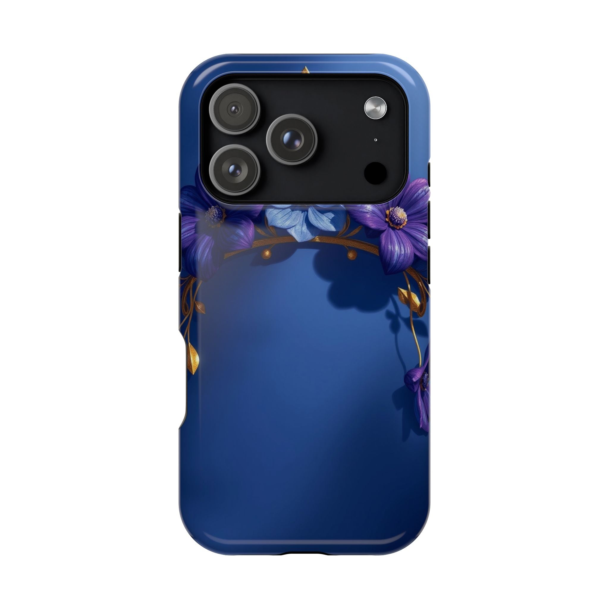 iPhone Vibrant Floral Crown Design 14 Slim Everyday Designer Case · iPhone Case