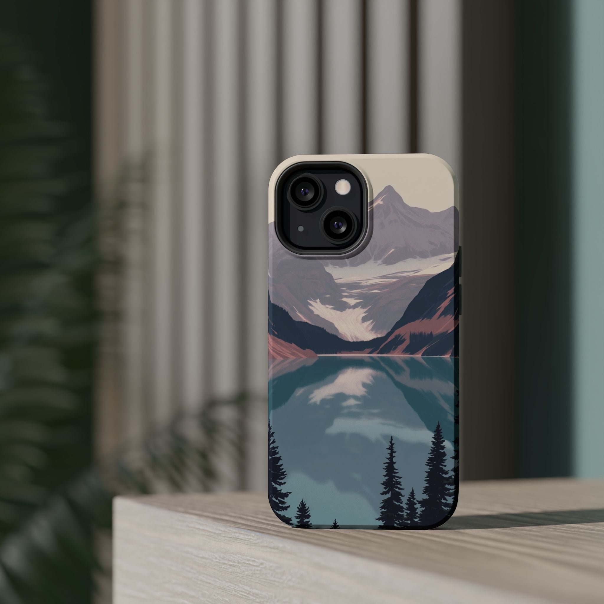 iPhone Rose Pink And Cream Glacier Lake Slim Everyday iPhone 18 · iPhone Case