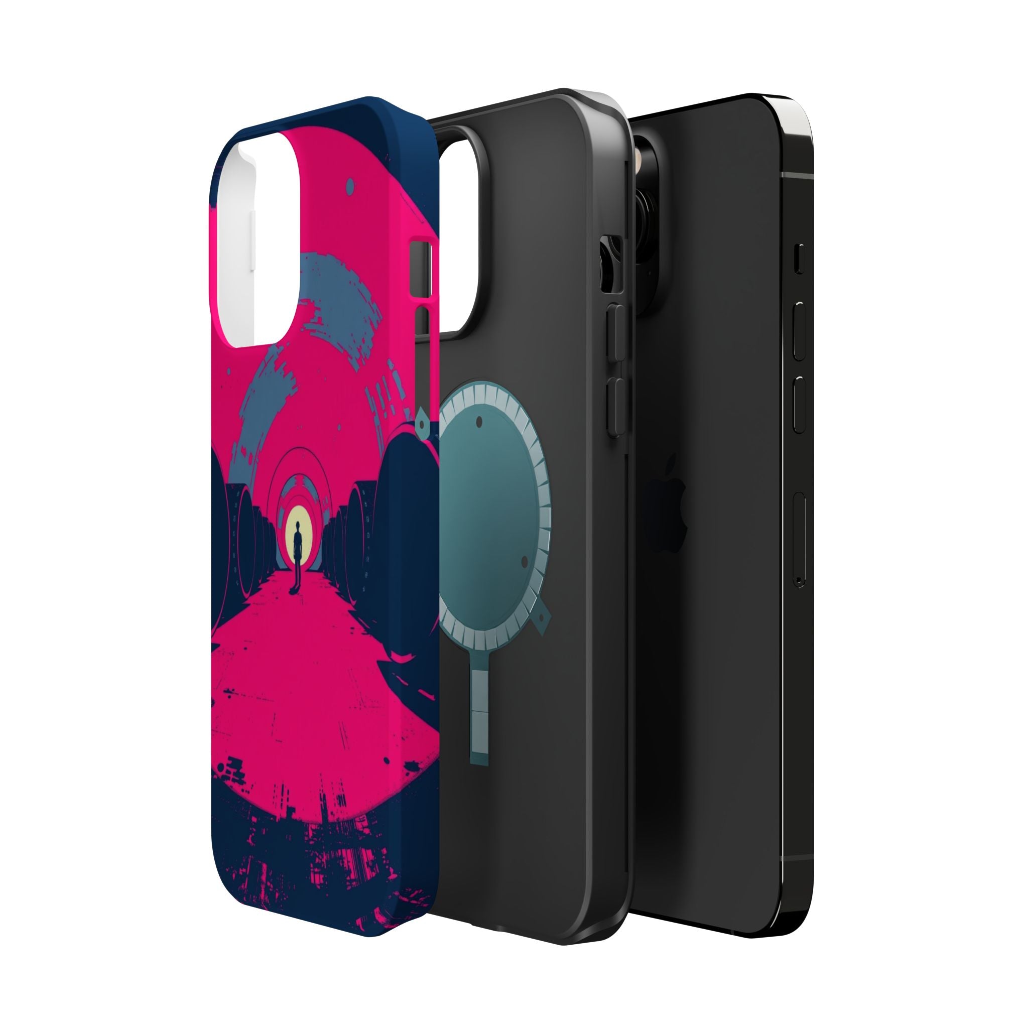 iPhone 1960s Mod Circles Bold Art Bold Modern Everyday Snap Case · iPhone Case