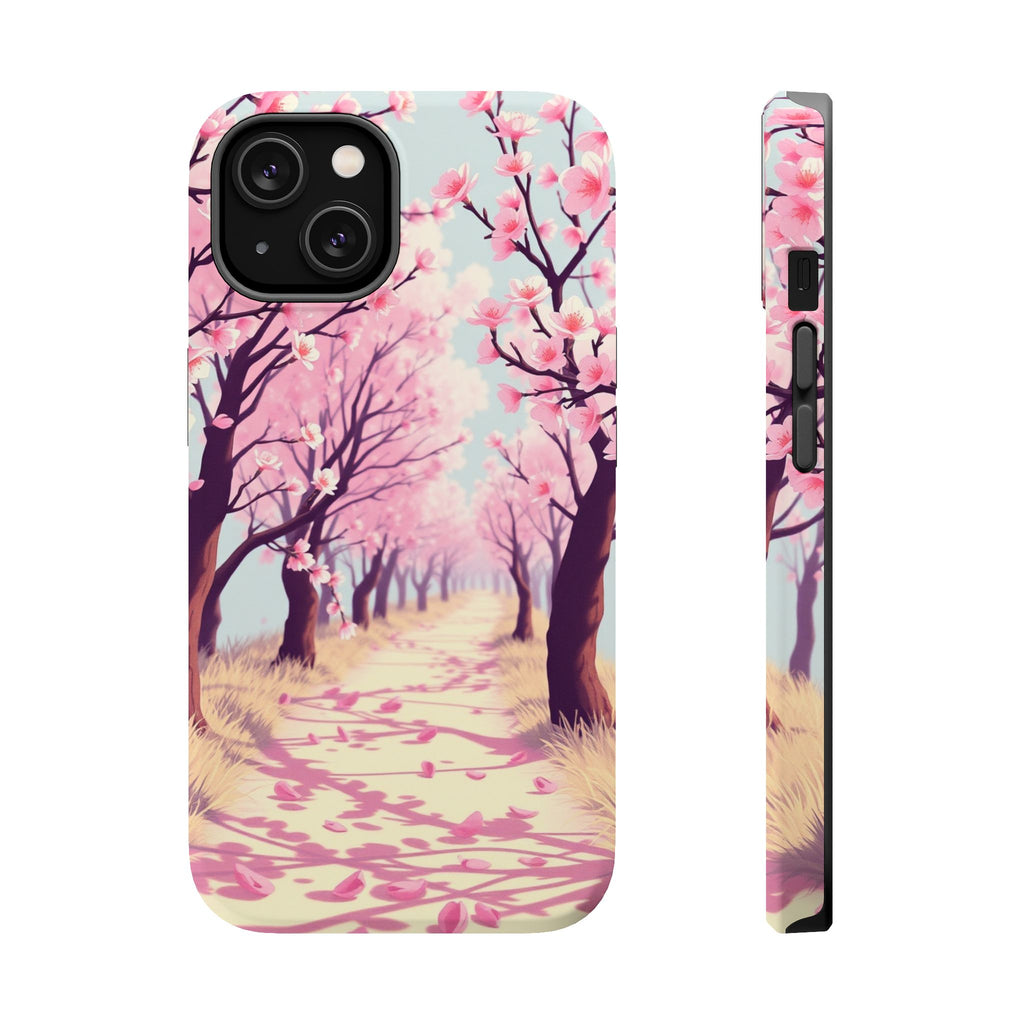 iPhone Rose Pink And Cream Blossom Trail Slim Everyday iPhone Designer · iPhone