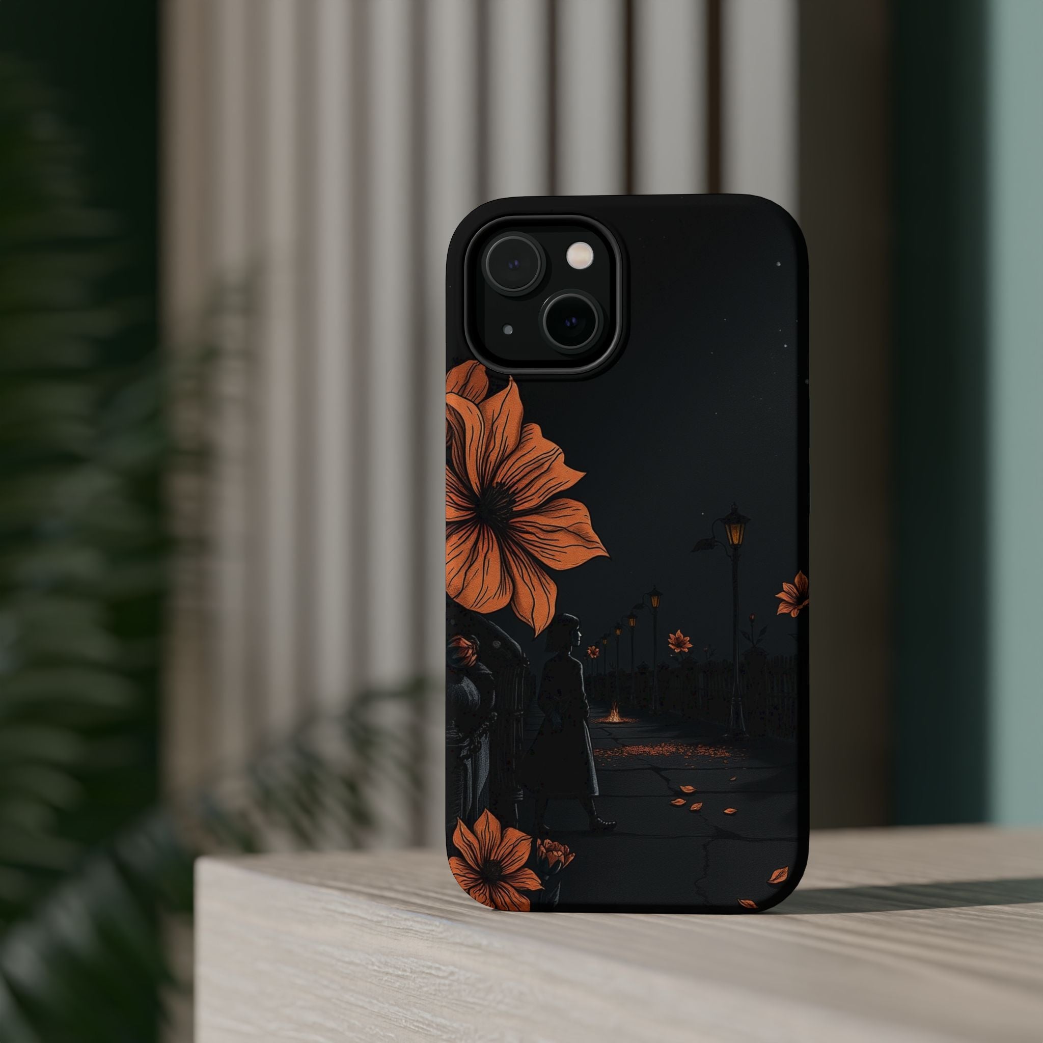 iPhone Night Bloomer Electric Art Bold Modern Everyday Snap Case · iPhone Case