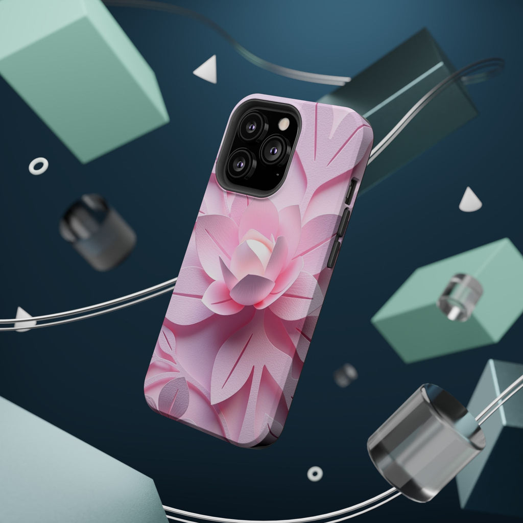 iPhone Floral Geometric Paper Cut Art Slim Everyday Designer Case · iPhone Case