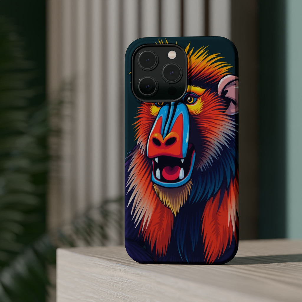 iPhone Mandrill Colorful Face Kids Fun iPhone Phone Case Gift Slim · iPhone Case