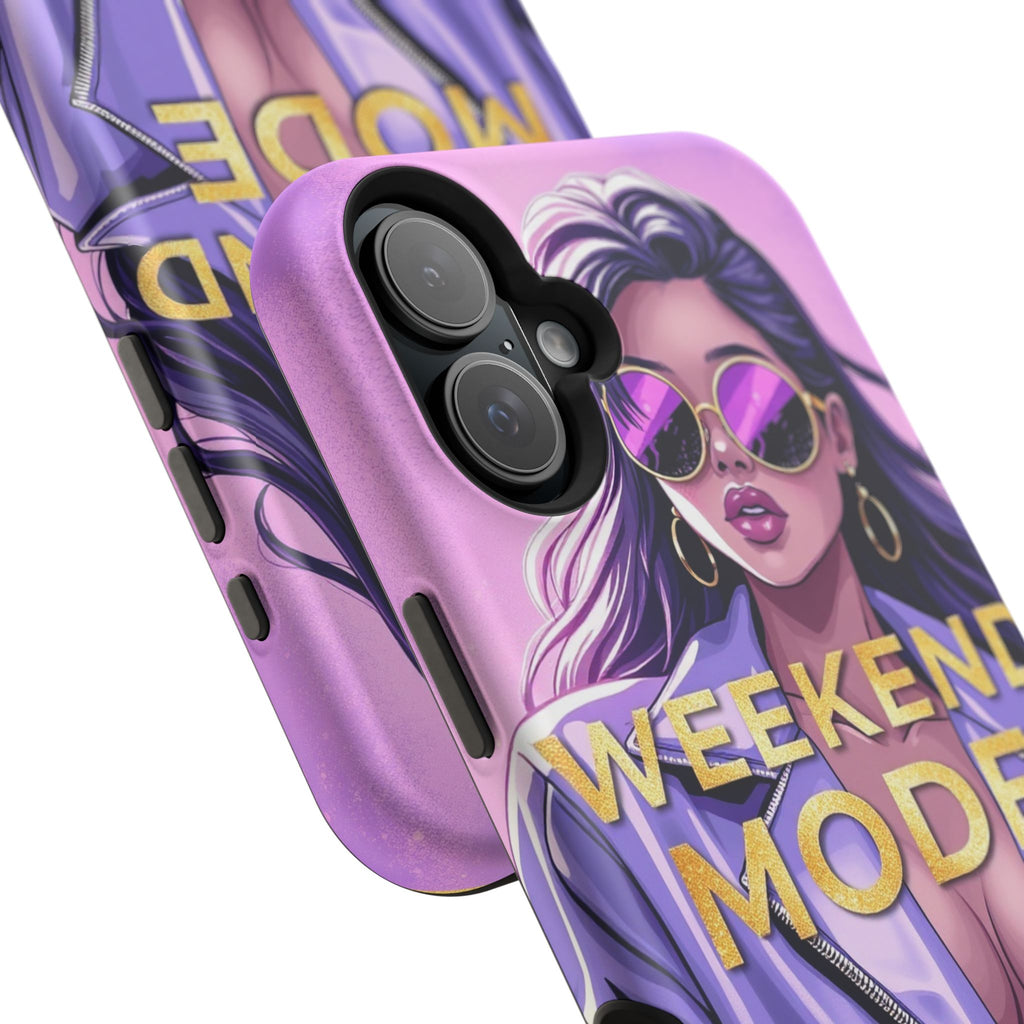 iPhone Lavender And Pearl Weekend Mode On Slim Everyday Designer Case · iPhone C