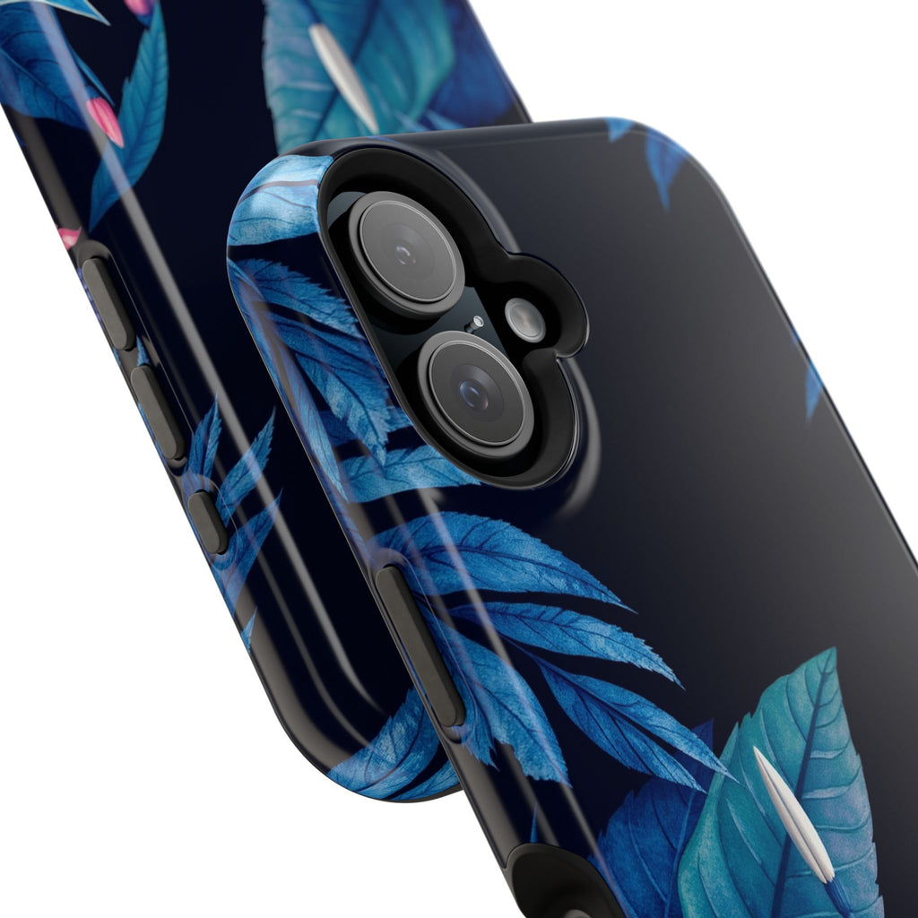 iPhone Serene Jungle Floral Design Clean Minimal Snap Cas Slim Snap Case · iPhon