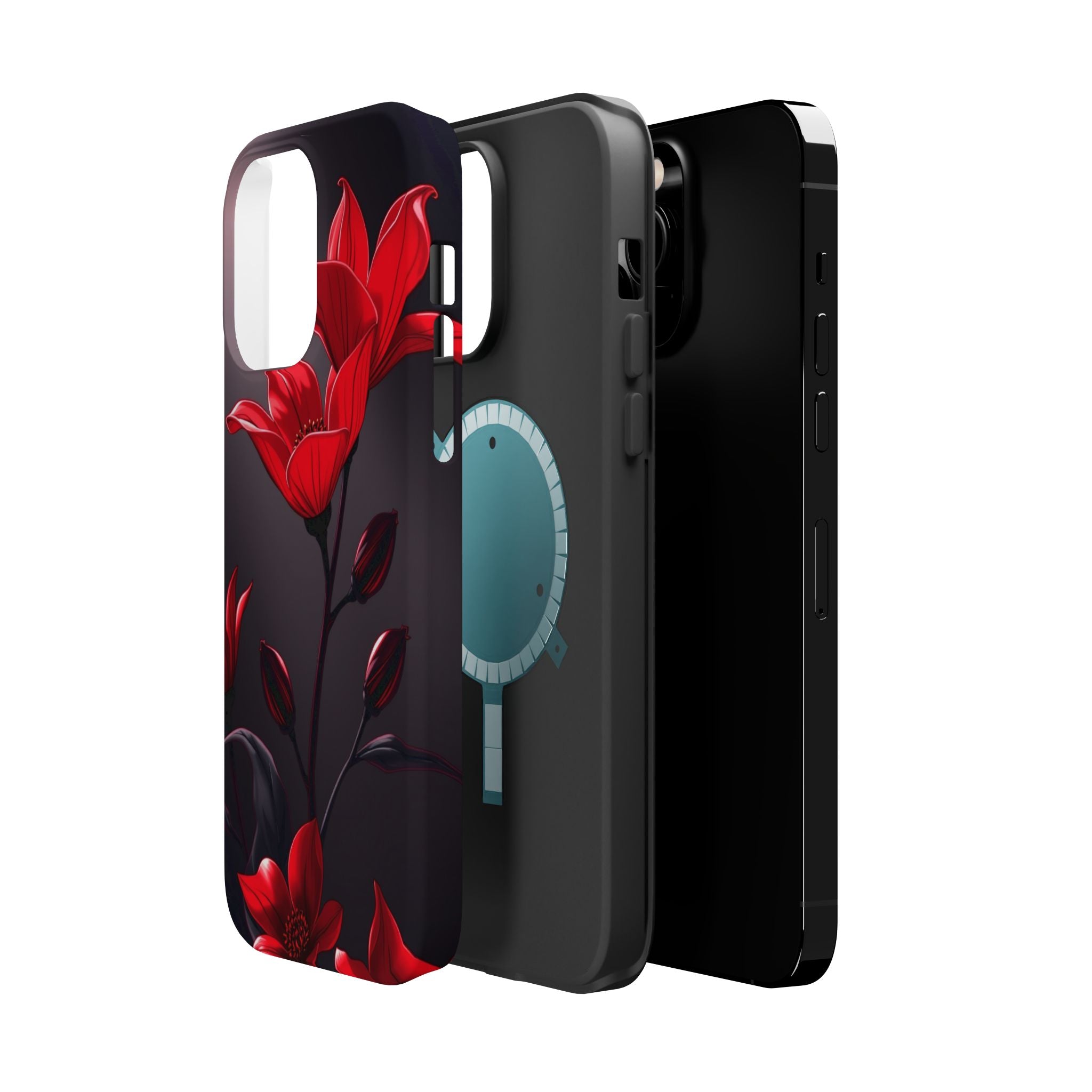 iPhone Dreamy Neon Floral Design Bold Modern Everyday Snap Case · iPhone Case
