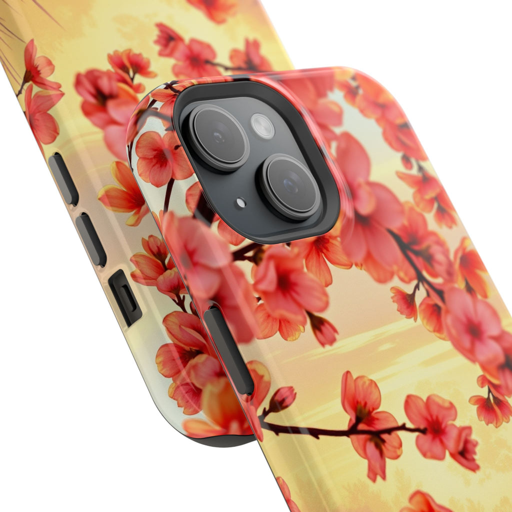 iPhone Sunset Amber And Peach Blossom Trail Slim Snap Cas Carry Case · iPhone Ca