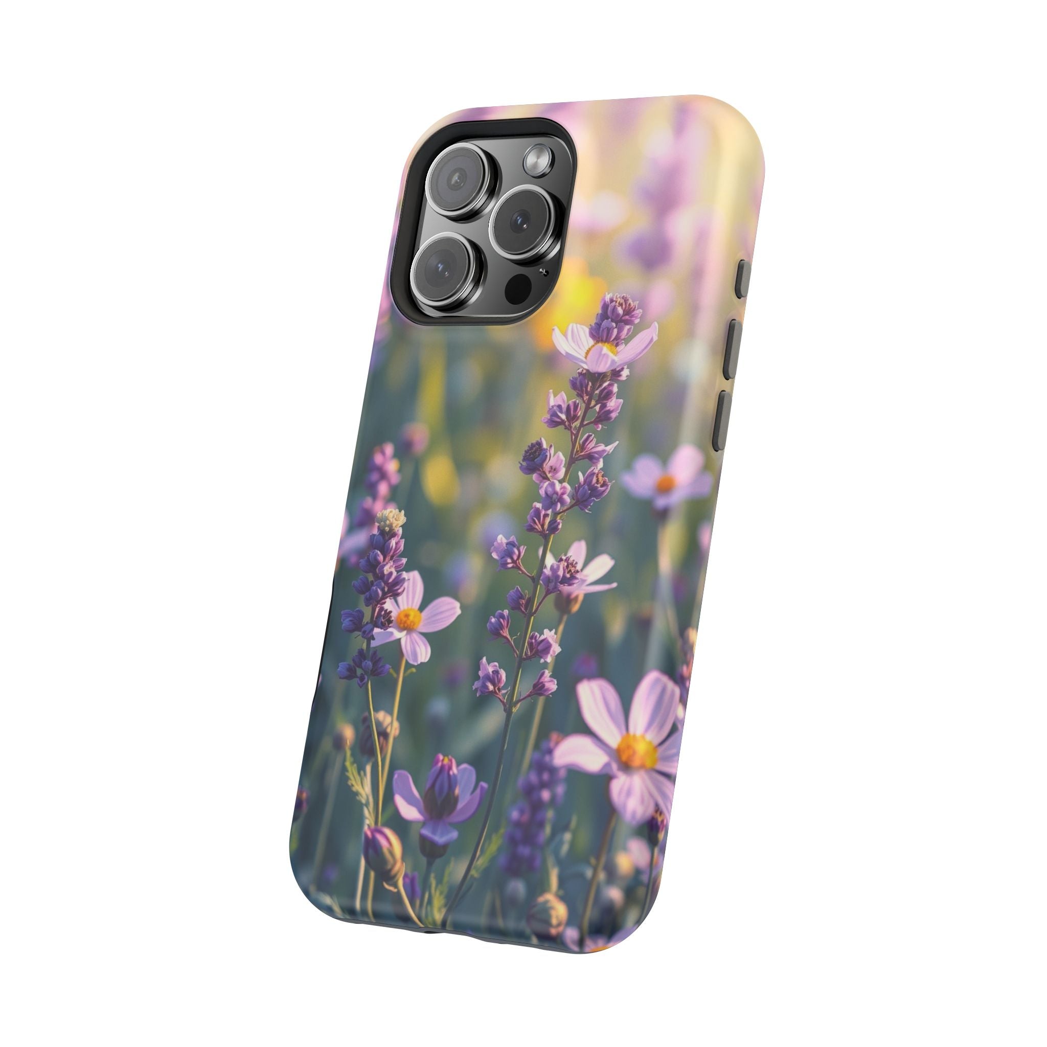 iPhone Lavender And Pearl Wildflower Field Slim iPhone Everyday · iPhone Case