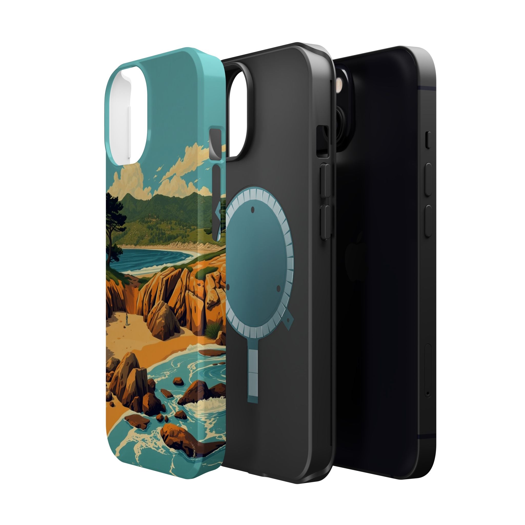 iPhone Pebble Beach Vintage Retro Poster Slim Everyday iPhone Designer · iPhone