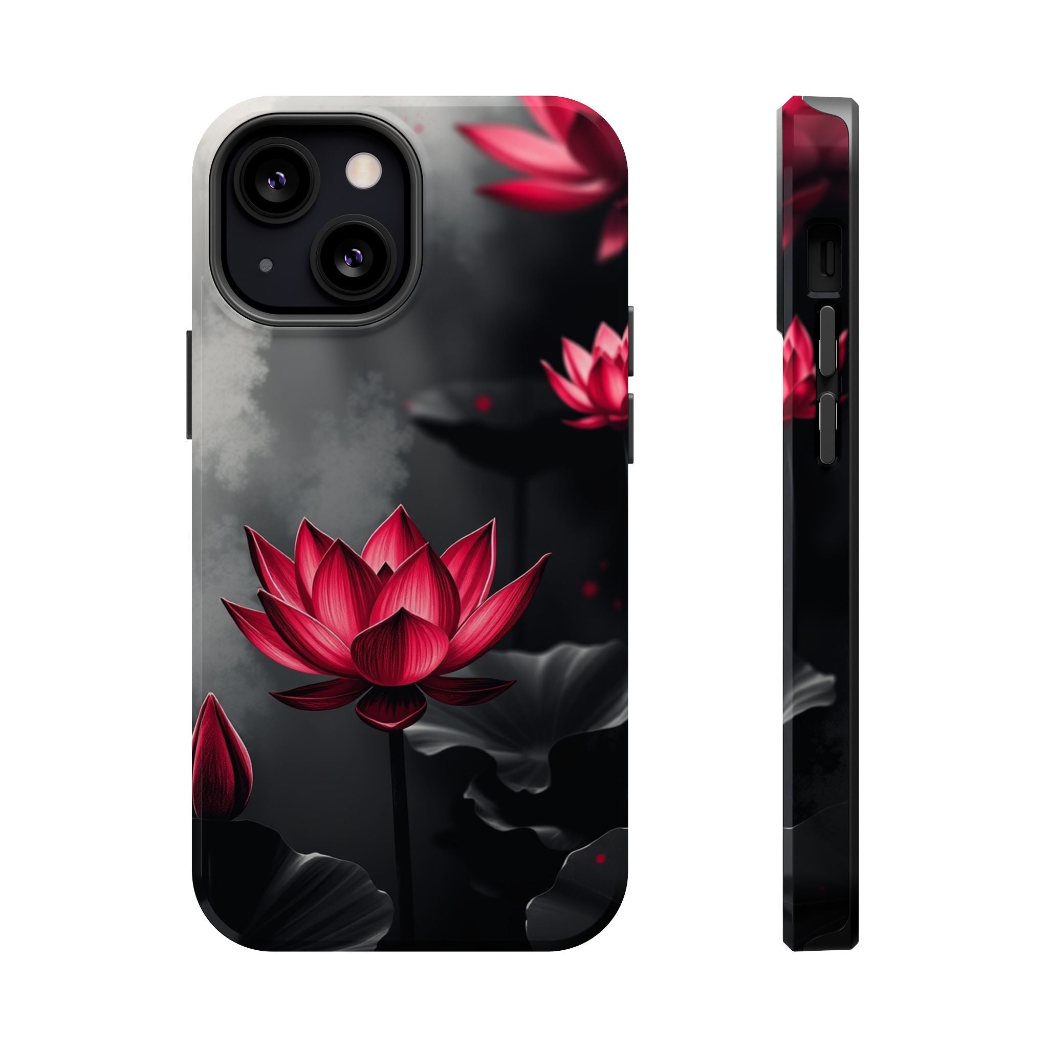 iPhone Lotus Pond Mystic Art 15 Slim Everyday Designer Case · iPhone Case