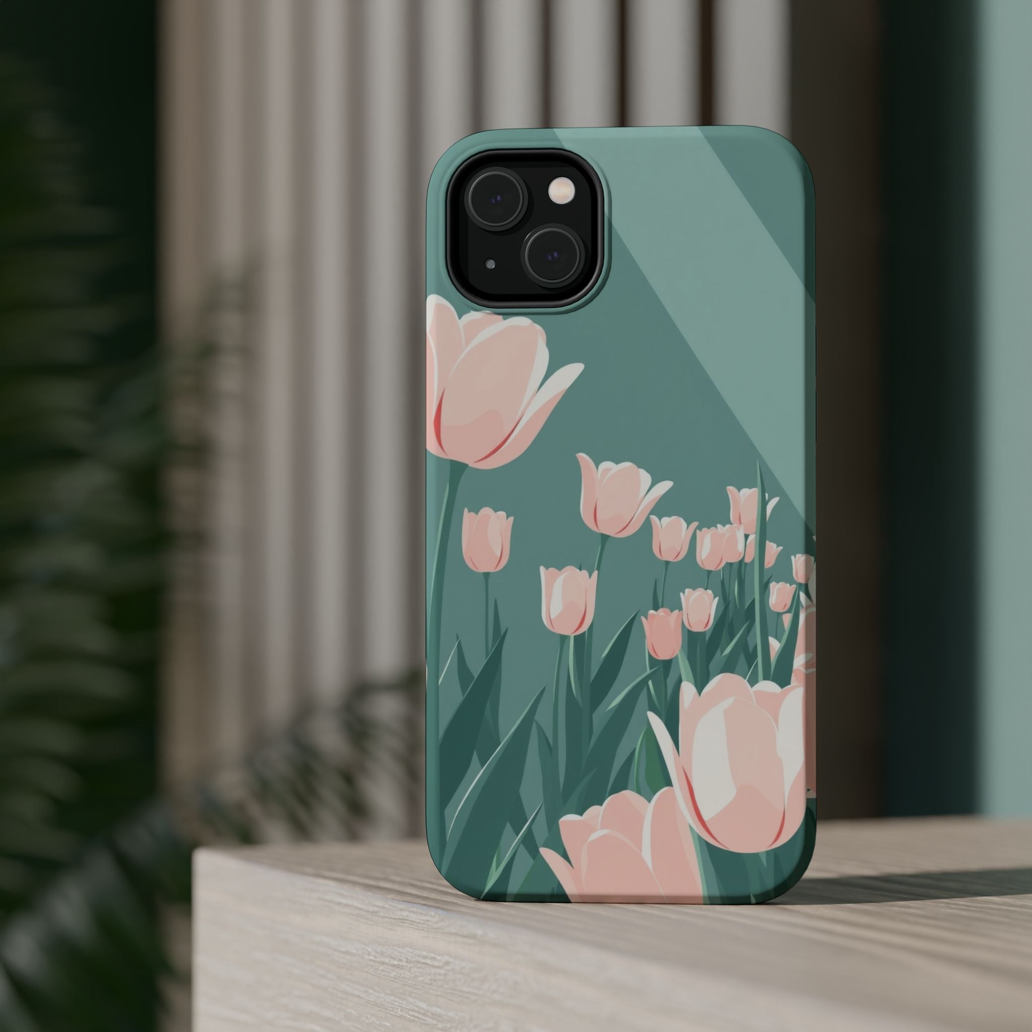 iPhone Tulip Row Enchanted Art Slim Everyday Designer Case · iPhone Case