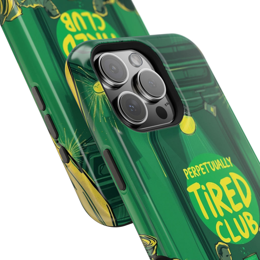 iPhone Radiant Perpetually Tired Club Design Slim Everyday Designer Case · iPhon