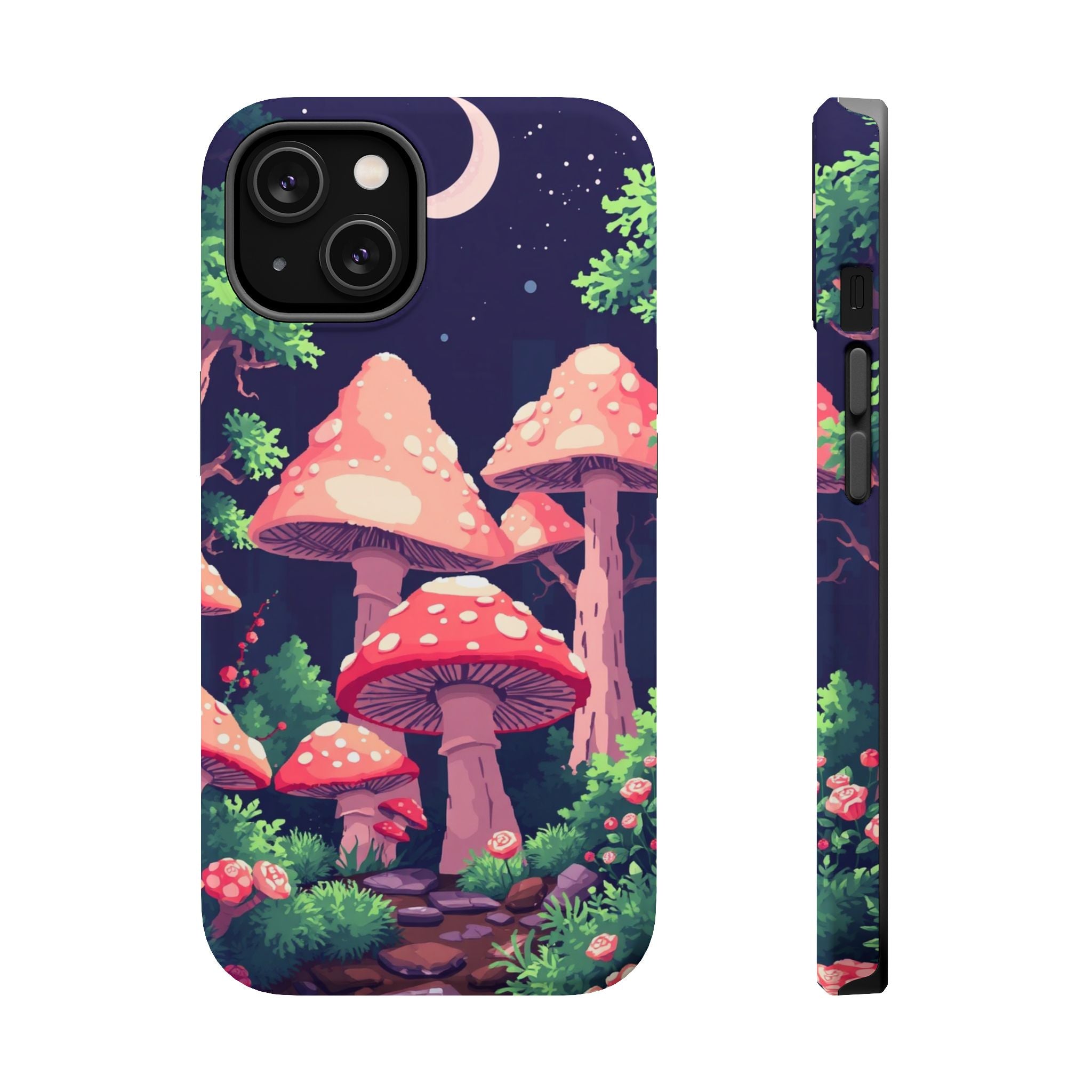 iPhone Mushroom Forest Pixel Art -Bit Slim Everyday Designer Case · iPhone Case