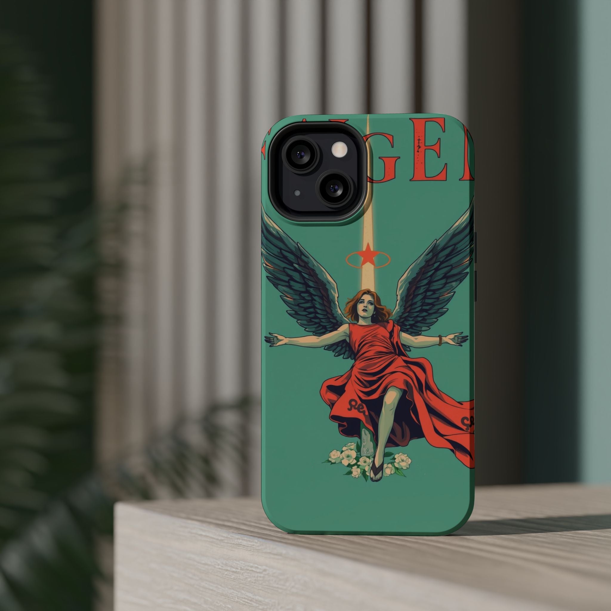 iPhone Radiant Fallen Angel Design Bold Modern Everyday Snap Case · iPhone Case