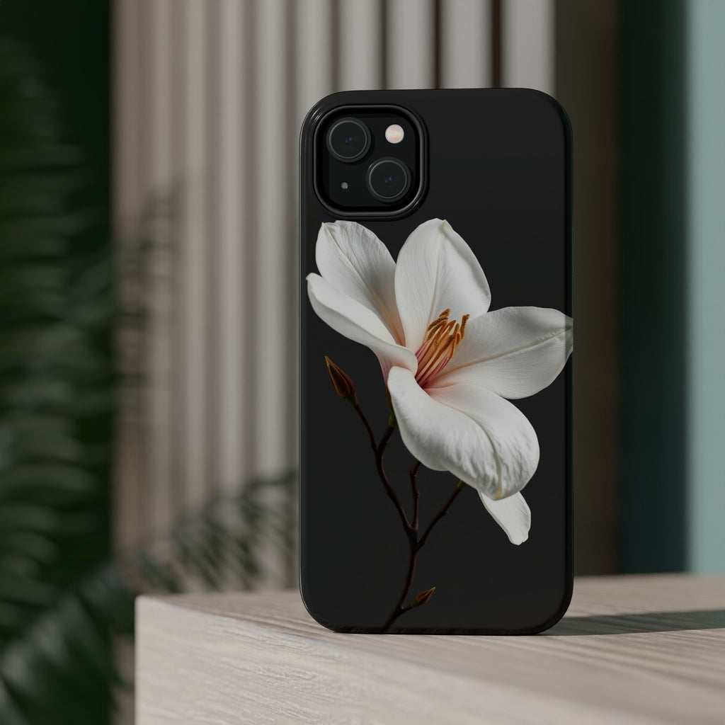 iPhone Earthy Magnolia Dream Design Slim Everyday Designer Case · iPhone Case
