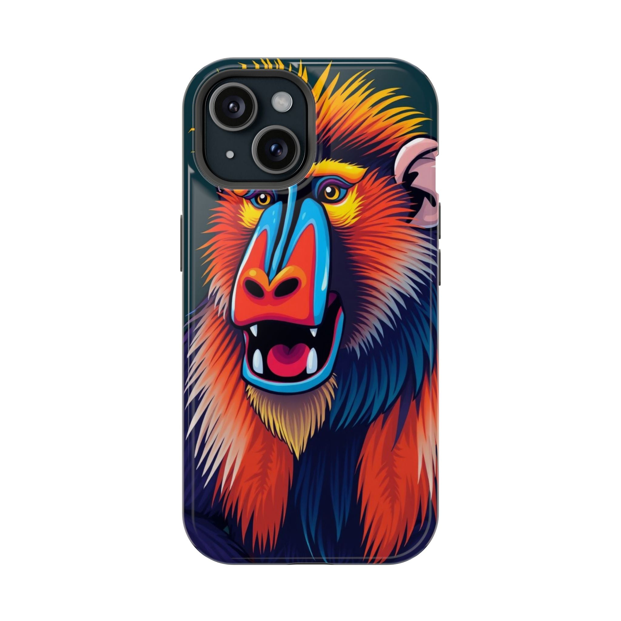 iPhone Mandrill Colorful Face Kids Fun iPhone Phone Case Gift Slim · iPhone Case