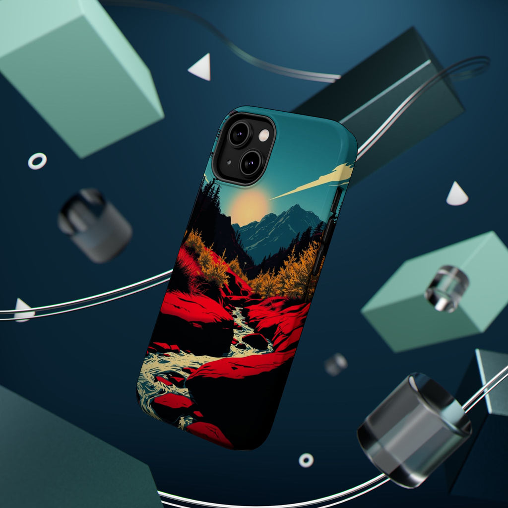 iPhone Earthy Spring Creek Design Bold Modern Everyday Snap Case · iPhone Case
