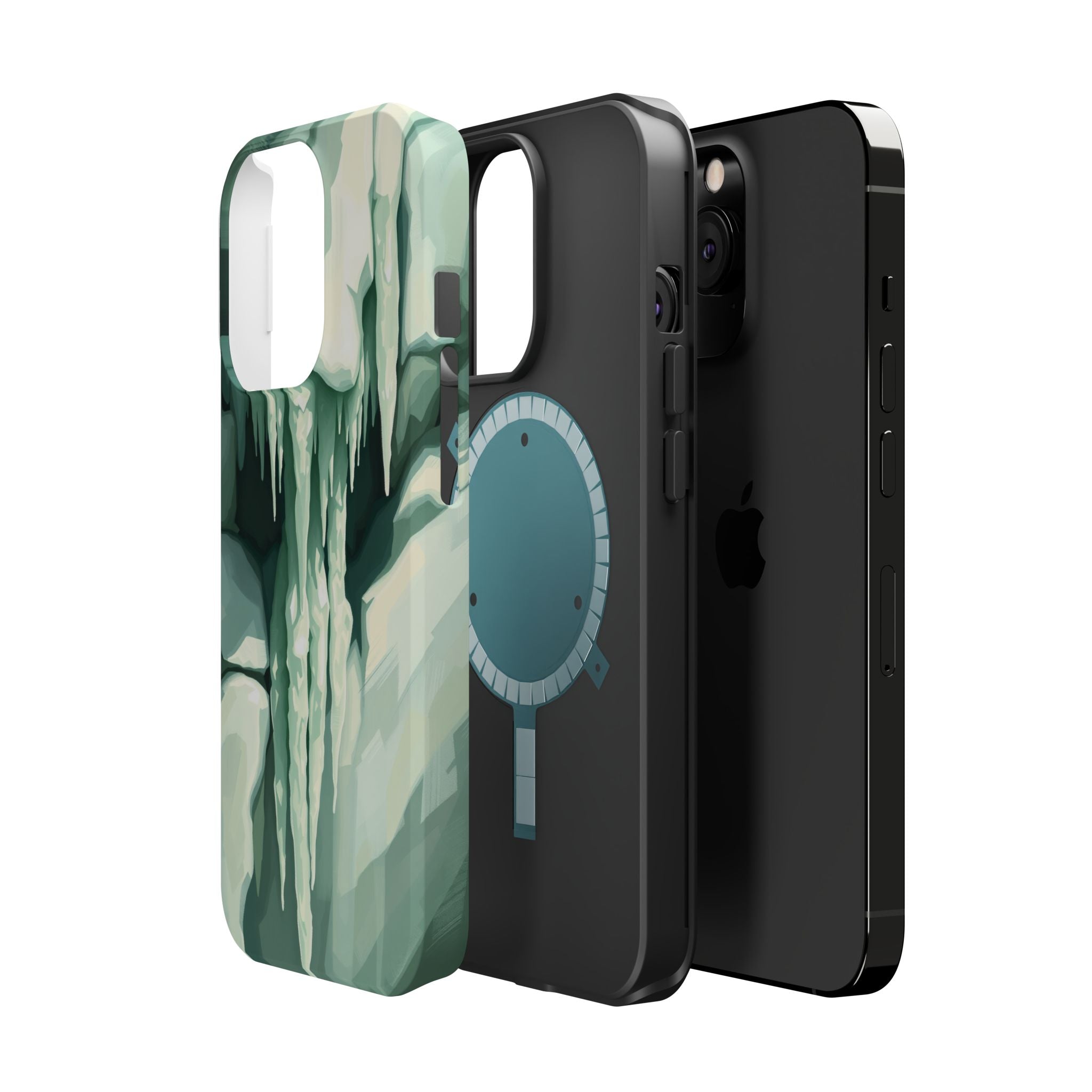 iPhone Earthy Icicle Formation Design Slim Everyday Designer Case · iPhone Case