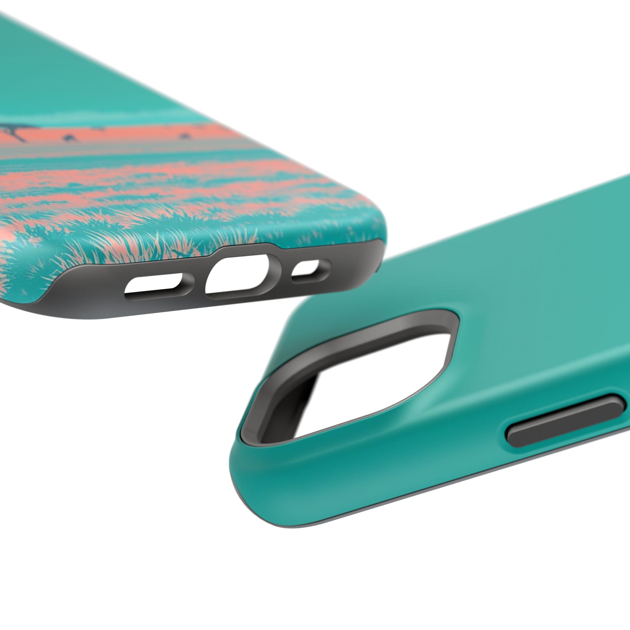 iPhone Savanna Horizon Risograph Print Slim Everyday Designer Case · iPhone Case
