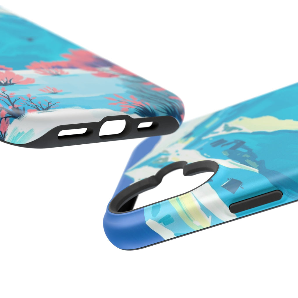 iPhone Snow Field Electric Art Slim Everyday Designer Case · iPhone Case