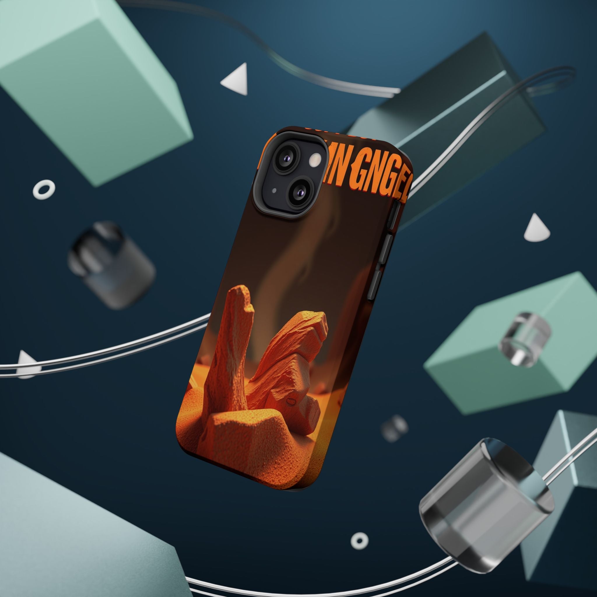 iPhone Earthy Soft but Unhinged Design Slim Everyday Designer Case · iPhone Case