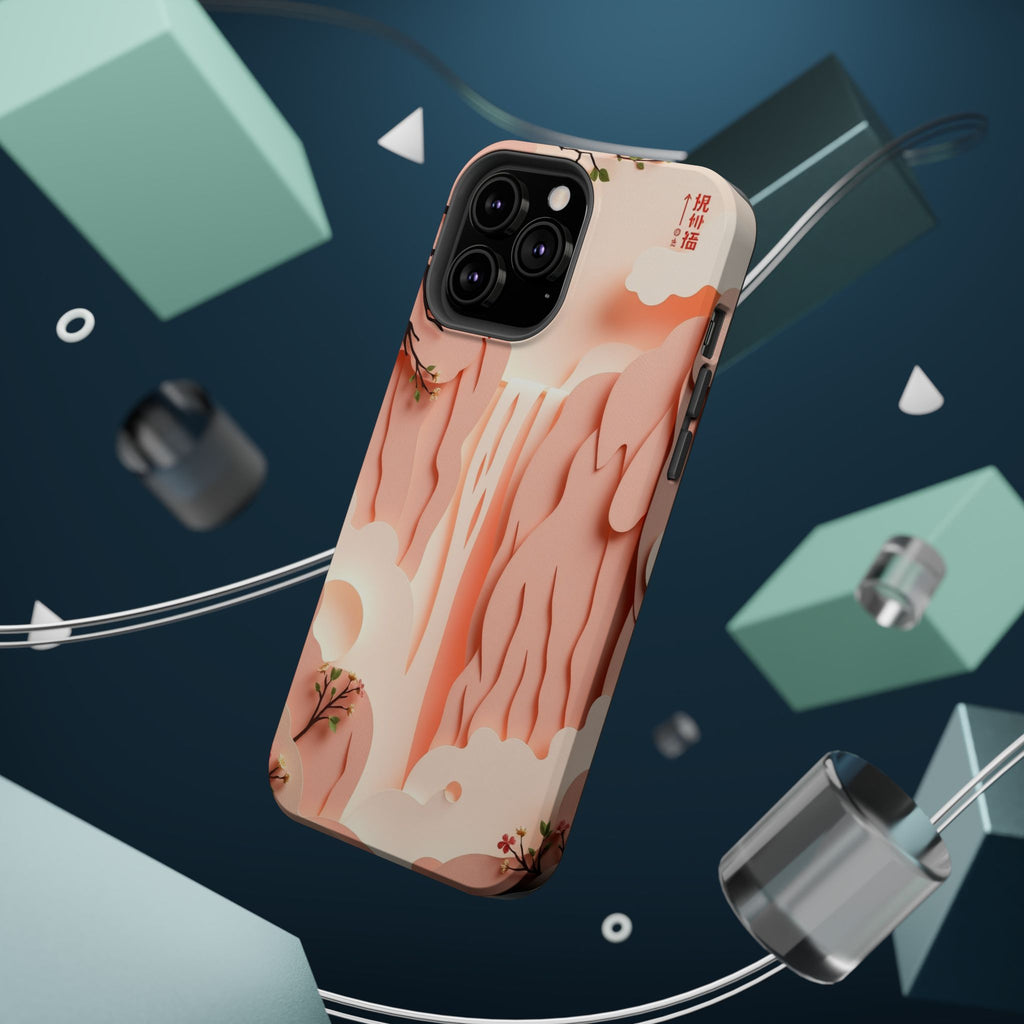 iPhone Waterfall Mist Electric Art Bold Modern Everyday Snap Case · iPhone Case