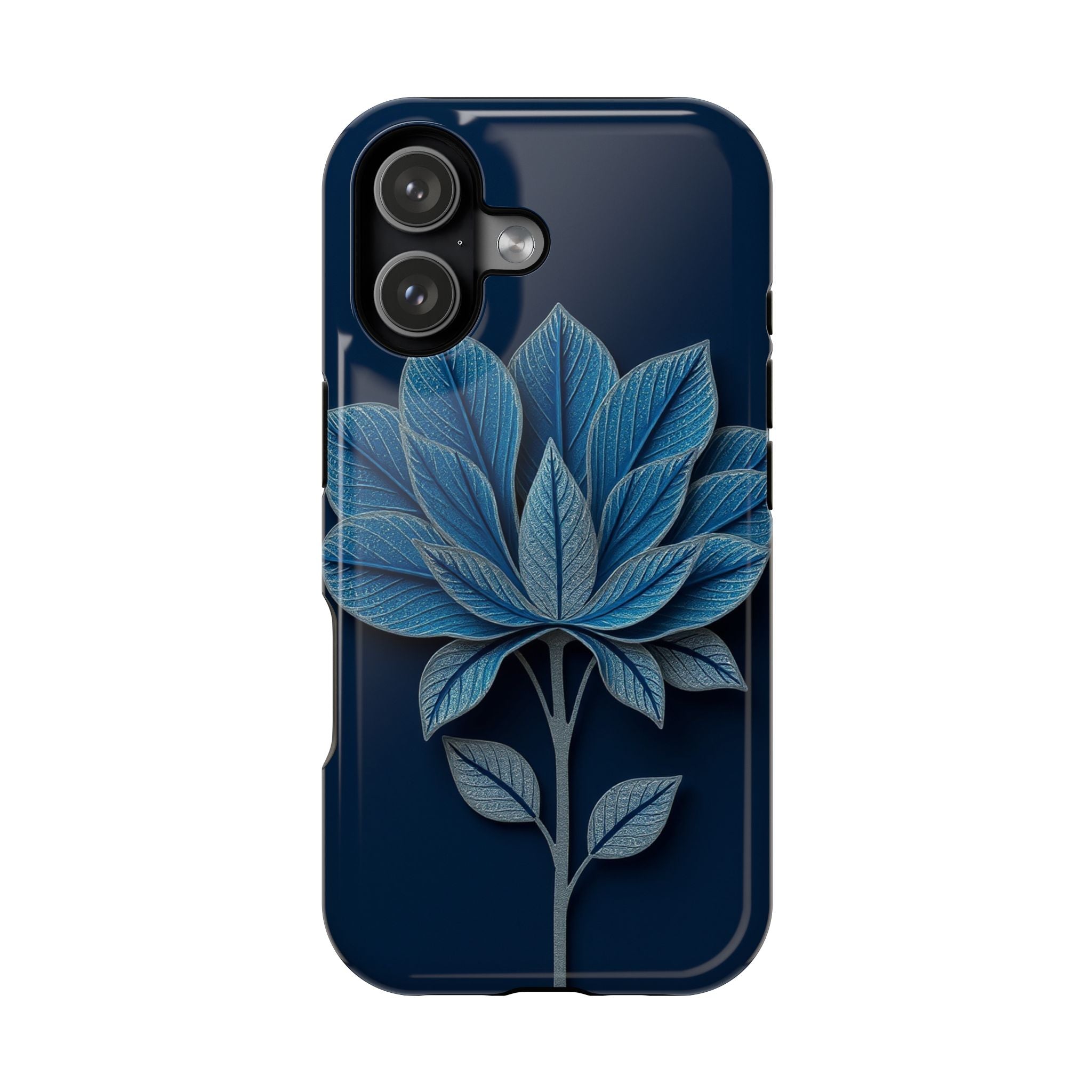 iPhone Night Bloomer Paper Cut Art Bold Modern Everyday Snap Case · iPhone Case