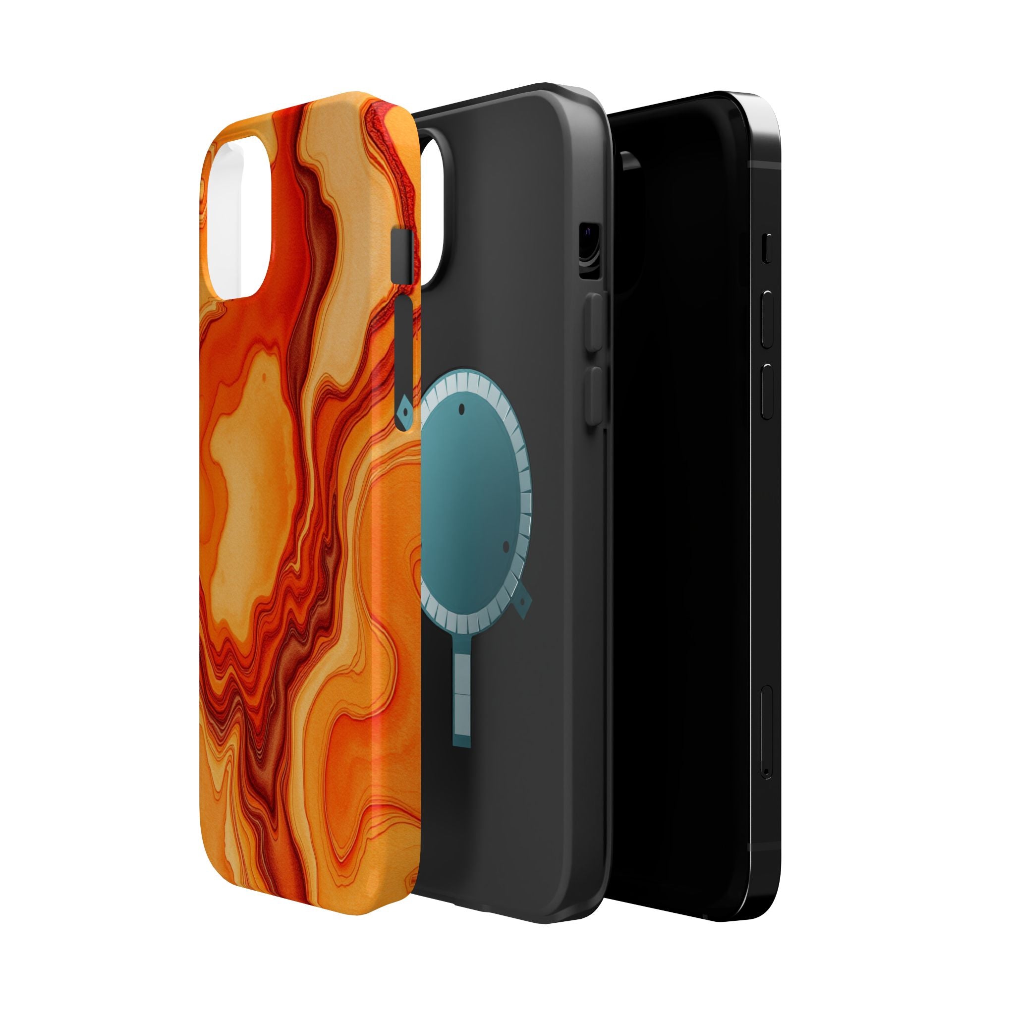 iPhone Fluid Art Vibrant Watercolor Slim Everyday Designer Case · iPhone Case