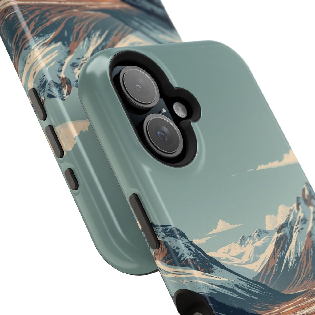 iPhone Serene Tundra Expanse Design Slim Everyday Designer Case · iPhone Case